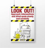 Set of Forklift Safety Posters